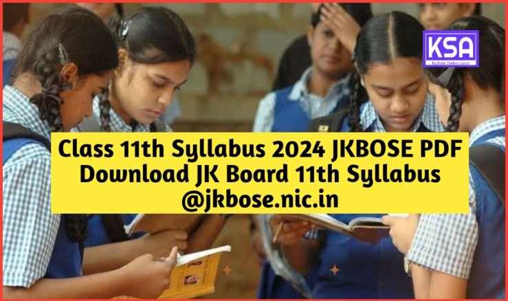 JKBOSE syllabus 11th class Download 2024 PDF