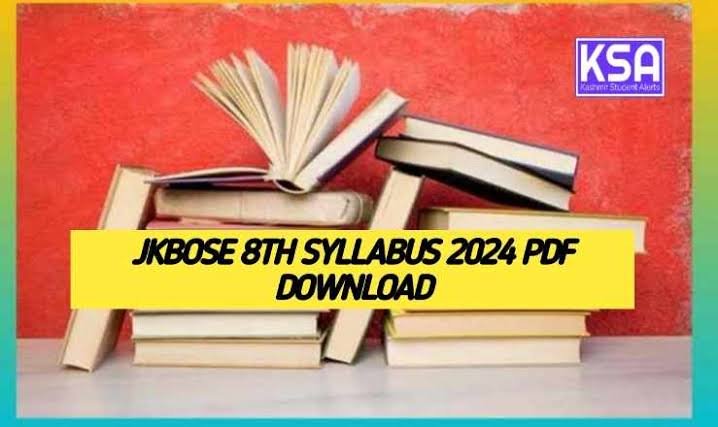JKBOSE 8th Syllabus 2024 (Hard & Soft Zones) Download