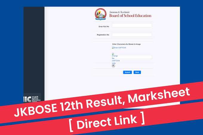 JKBOSE 12th Result 2024 Download